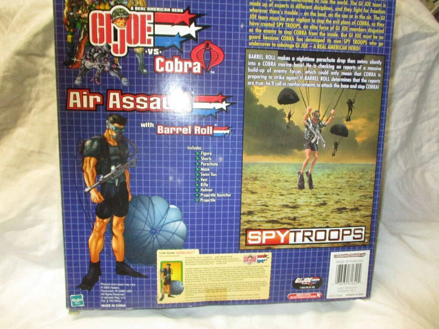 Gi Joe Vs Cobra - Air Assault with Barrel Roll Parachute