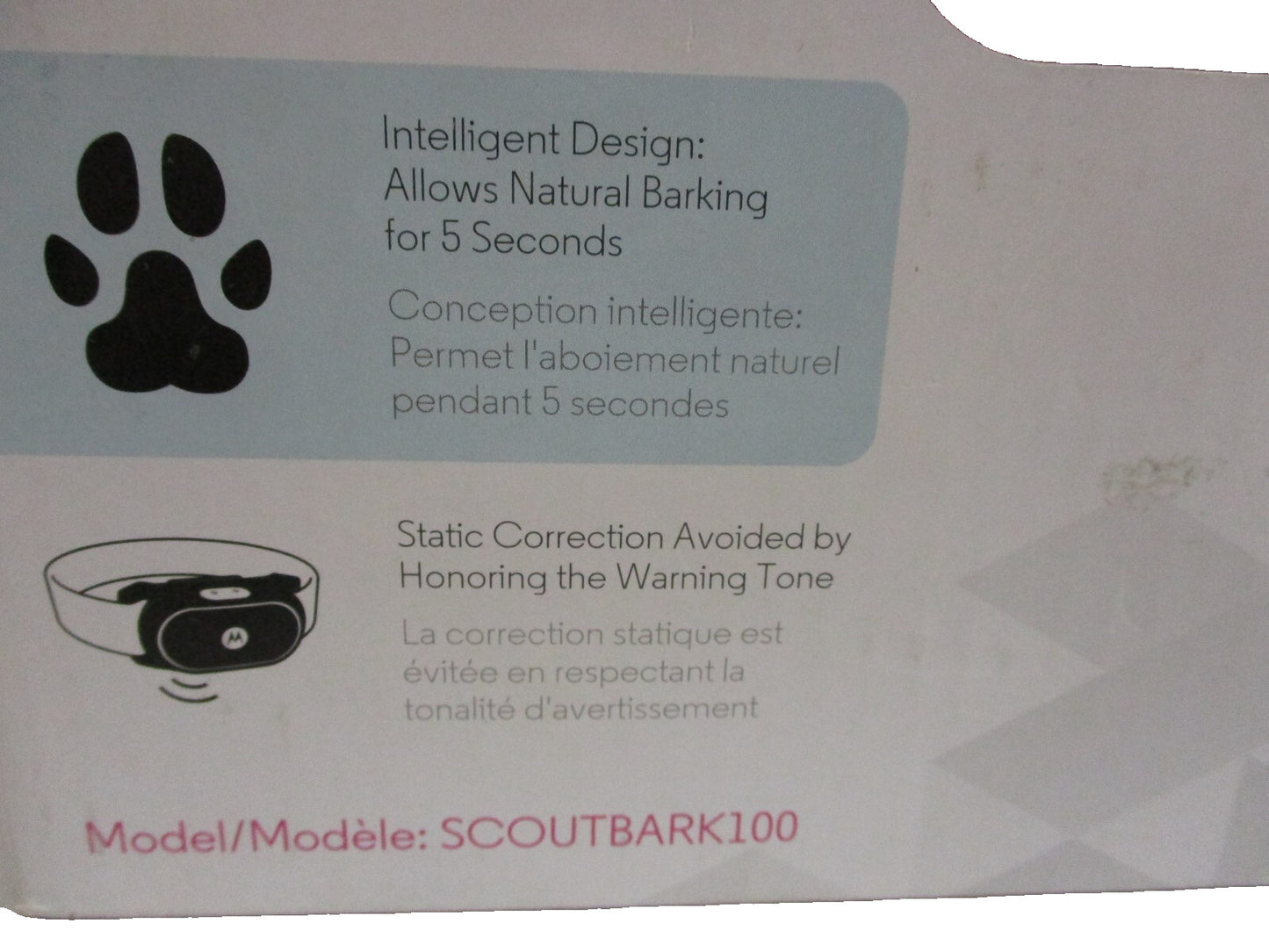 Motorola Dog No Bark Collar SCOUTBARK100