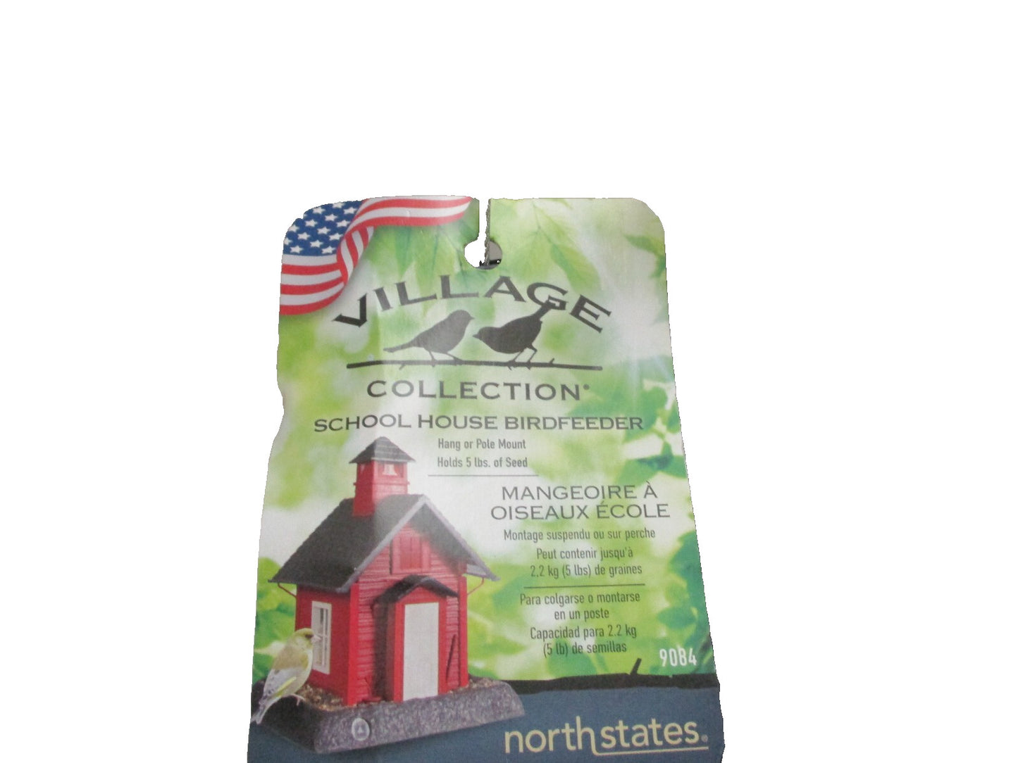 North States 9084 Plastic School House Bird Feeder