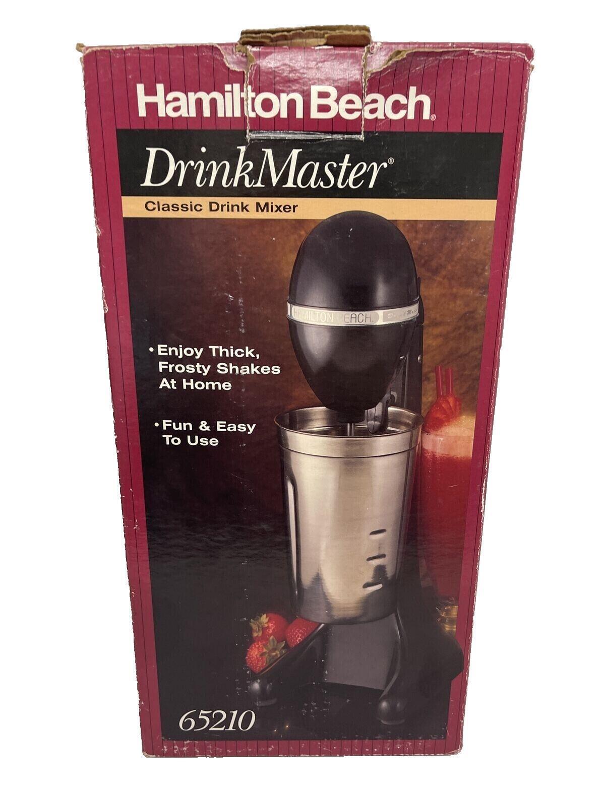 NEW Hamilton Beach Drinkmaster Classic Drink Mixer 65210 Black