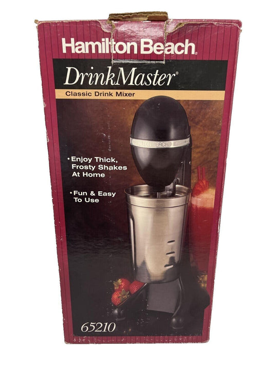 NEW Hamilton Beach Drinkmaster Classic Drink Mixer 65210 Black