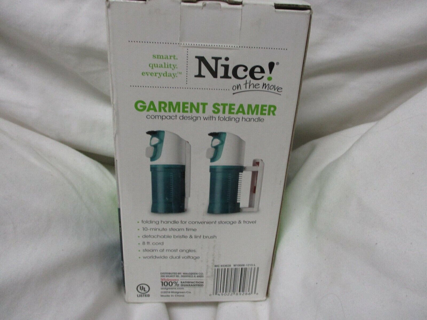 Vintage Travel Smart 400 Watt Dual Voltage Garment Steamer