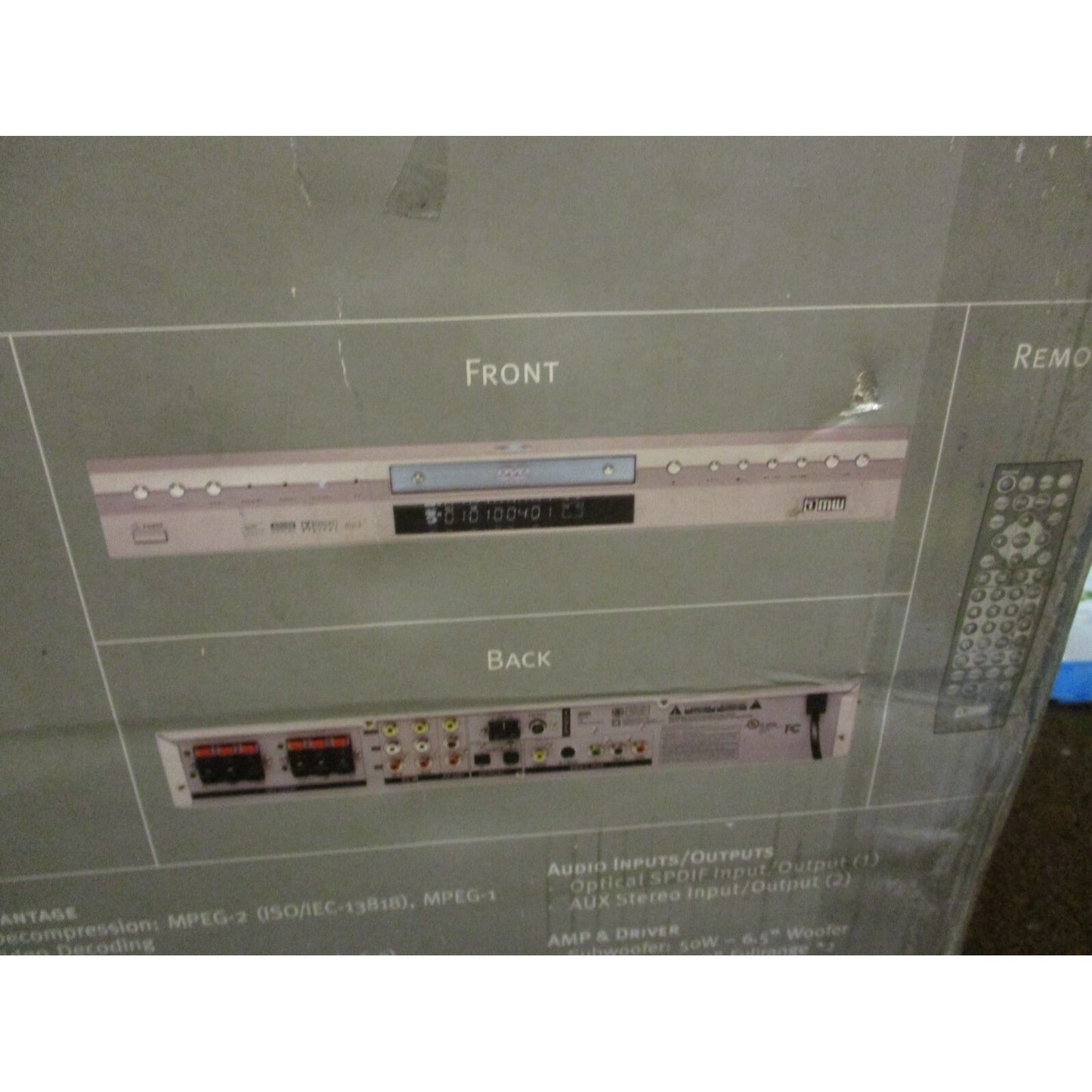 AMW T-352 Dolby Digital Home Theater System CD Player