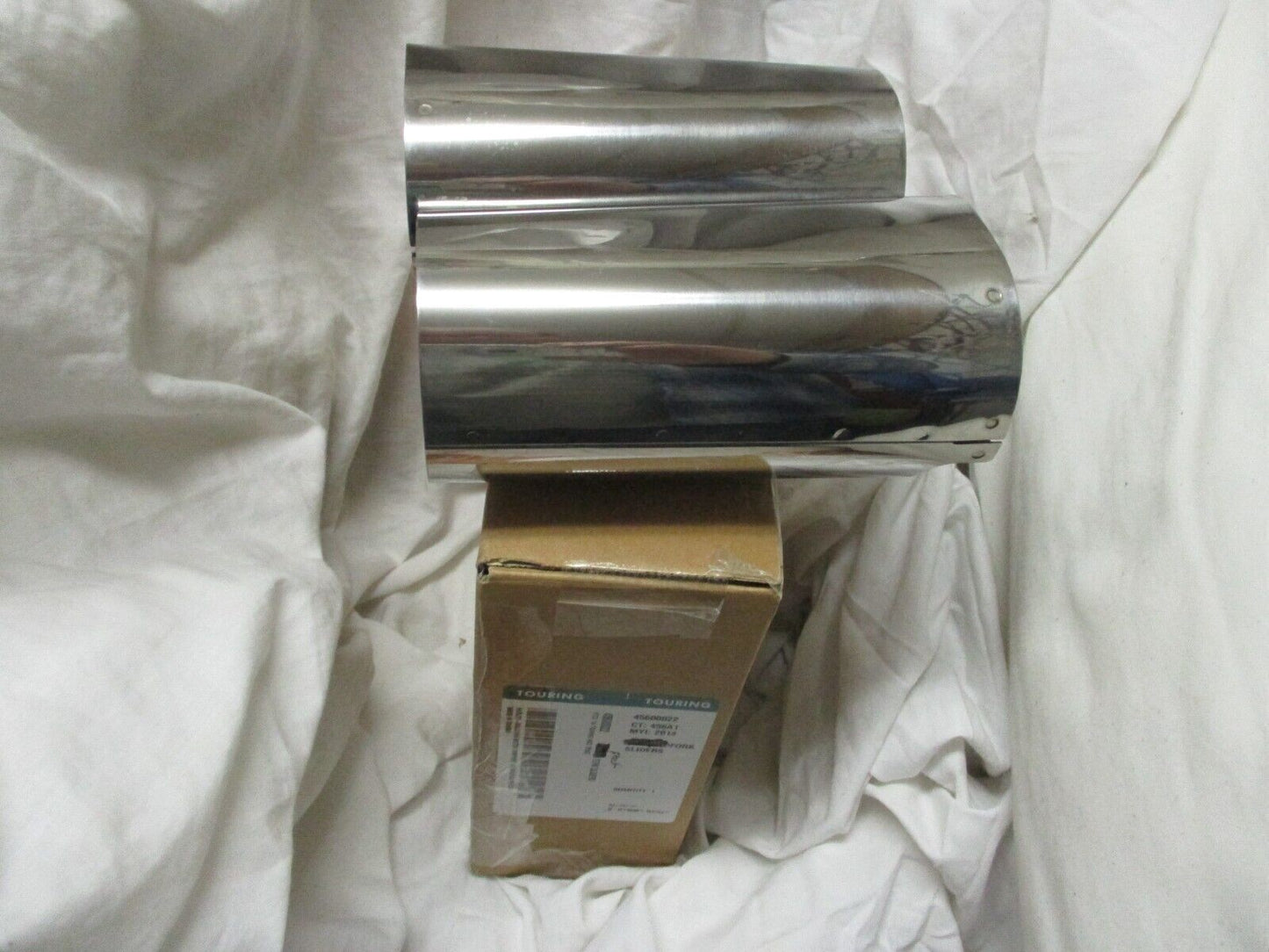 Harley Davidson Stock Stainless Steel Fork Sliders 6 1/2" Fits 2014 Fits Touring