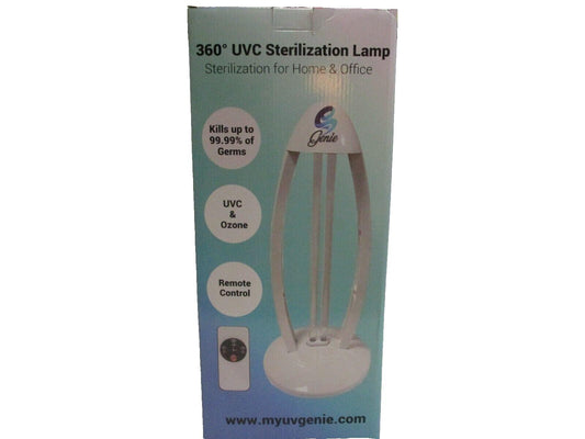 Genie UVC Disinfection Lamp Sterilization 360 Degrees With Remote