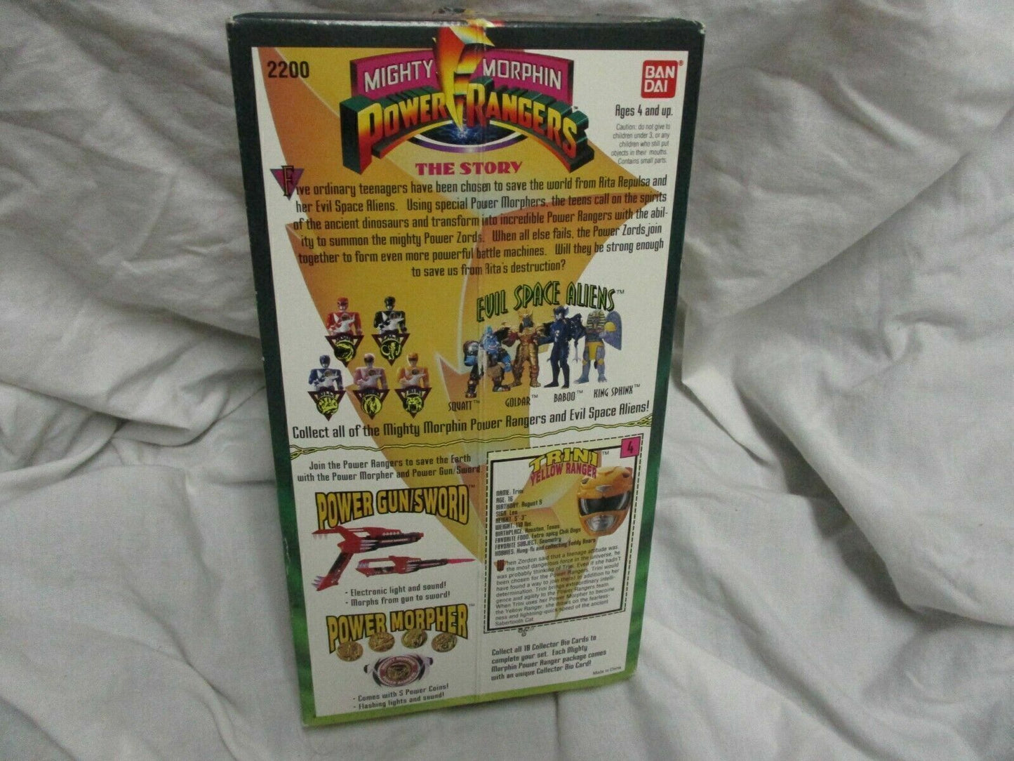 1993 Mighty Morphin Power Randers Trini Yellow Ranger