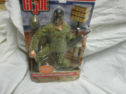 Vintage G.I. Joe Scouts and Raiders Demolition Expert 12" Figure with Accesories
