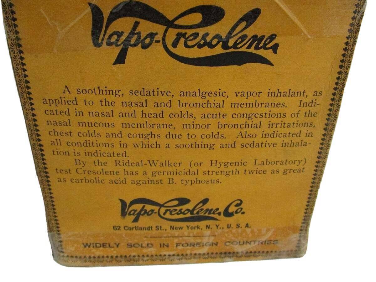 Vintage 1930's Rare Vintage Vapor Cresolene Electric Vaporizer