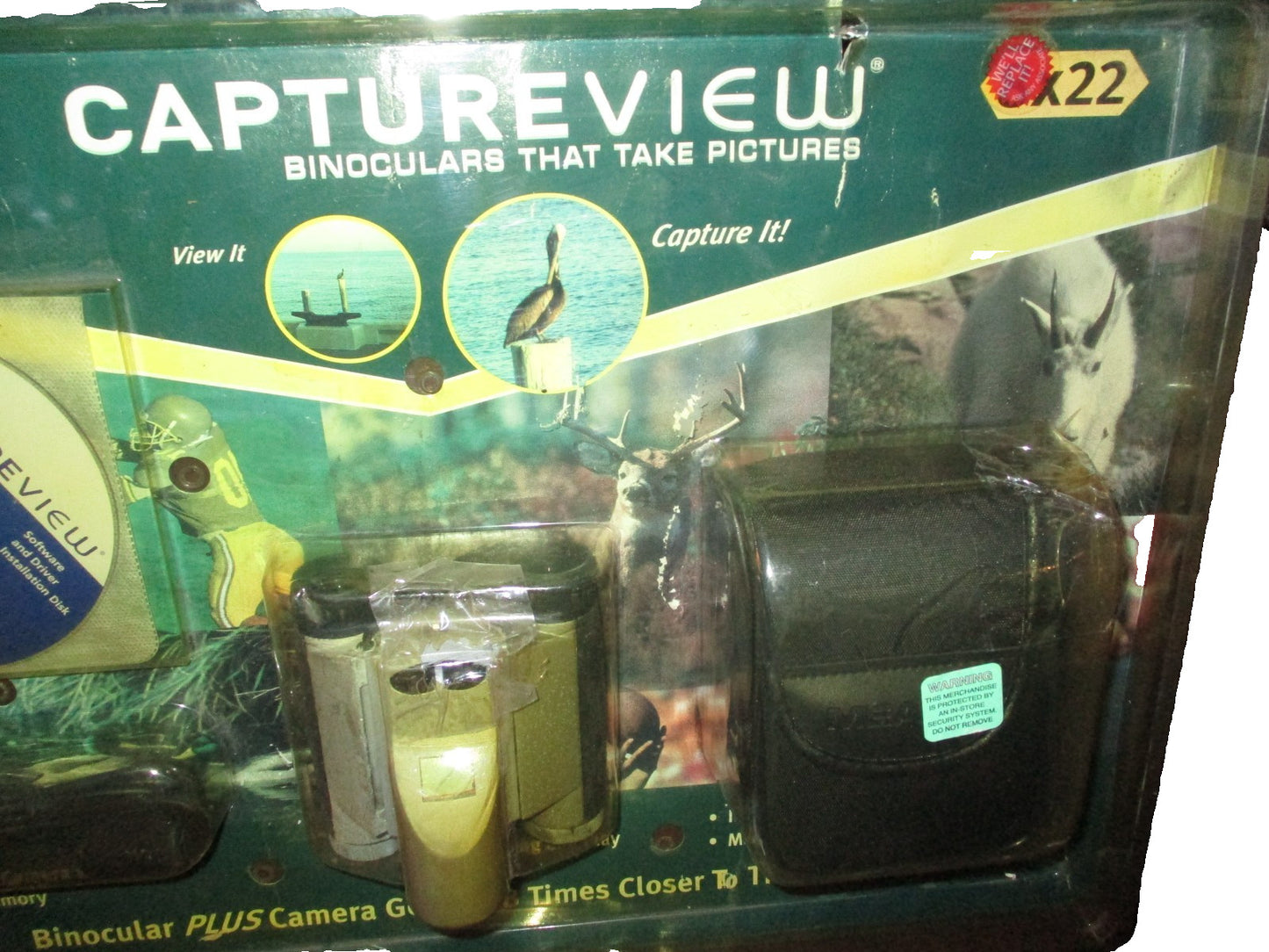 Meade Captureview 8x22 Integrated Roof Prism 3.0MP Digital Camera Binocular