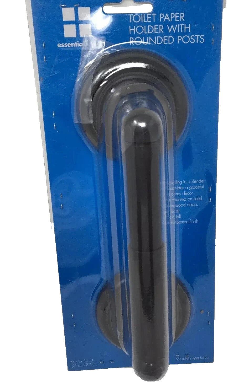 Essential Home Design House  Toilet Paper Holder With Rounded Post