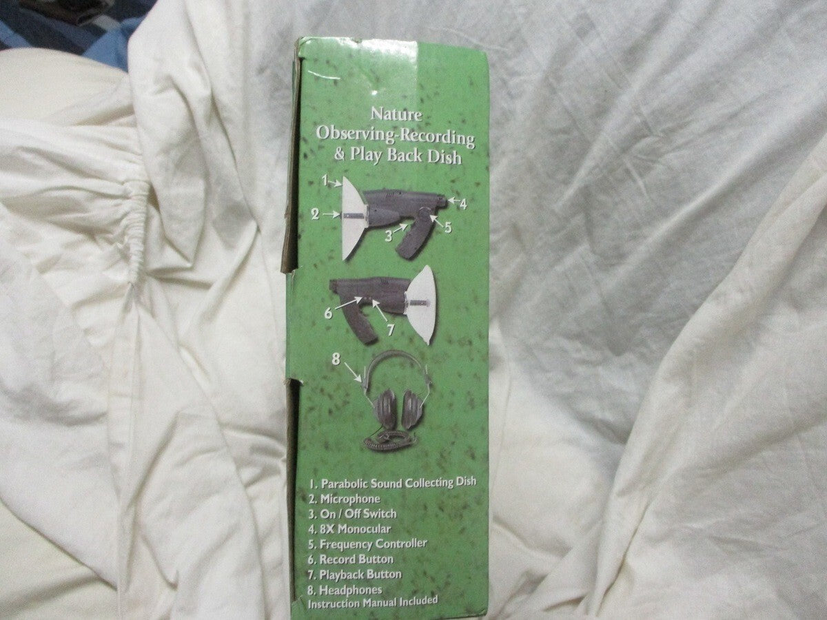 Nature Observing Recording & Play Back Dish