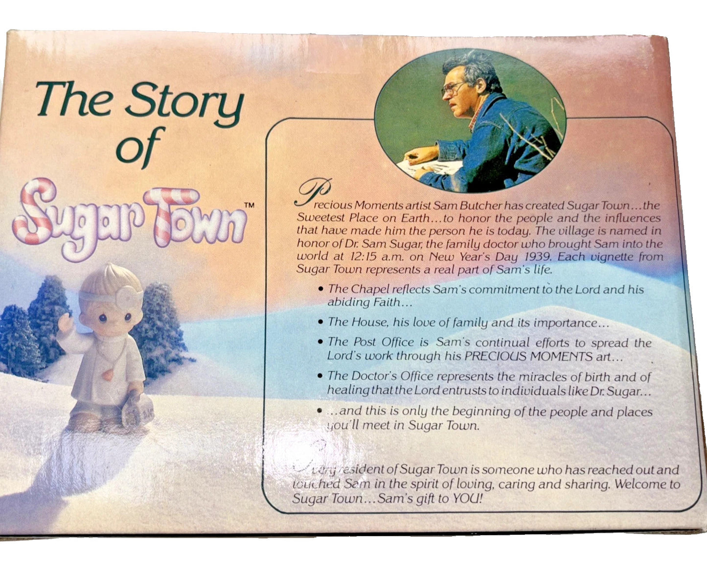 Precious Moments Sugar Town Chapel Nightlight #529621  Enesco 1992  In Box