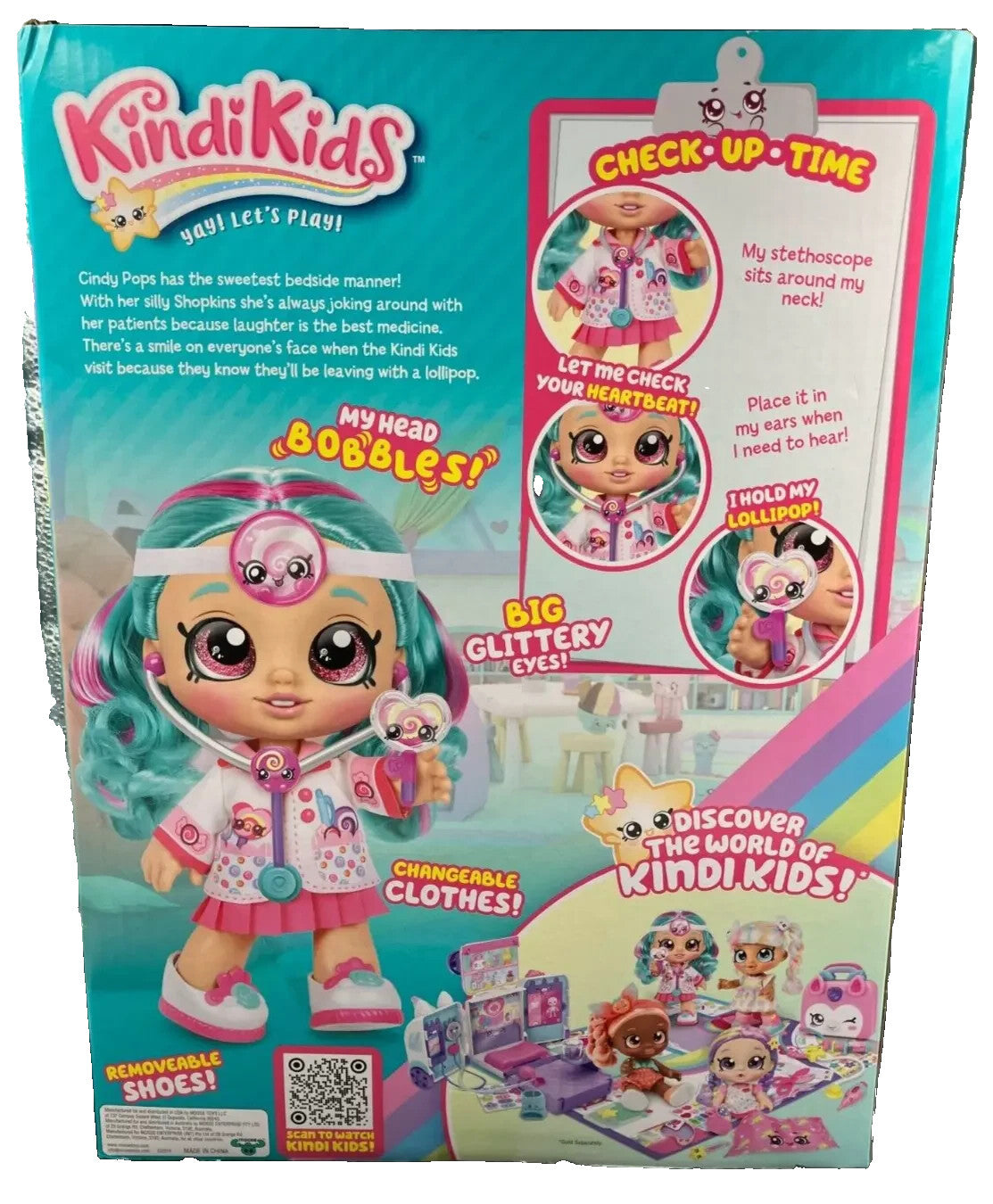 Shopkins Kindi Kids Fun Time Friends Cindy Pops 10" Doll