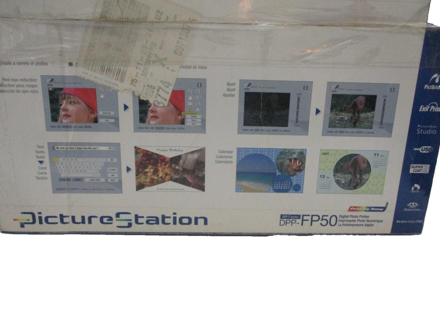 Vintage Sony Picture Station Digital Photo Printer DPP-FP50 Old Stock