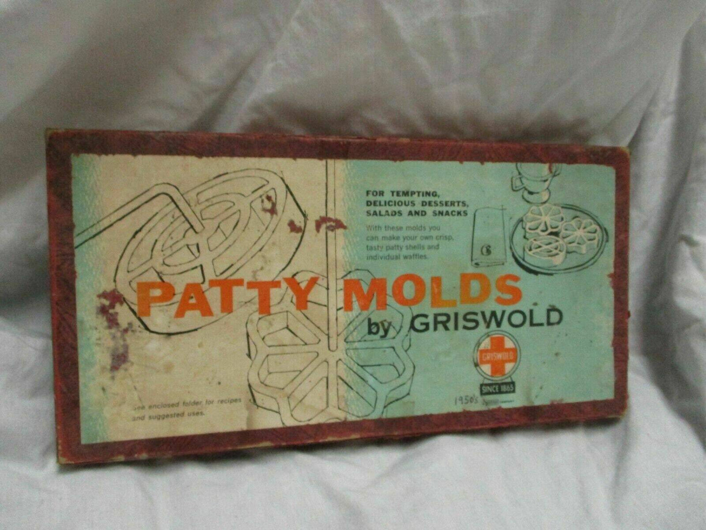 Antique Griswold Patty Molds