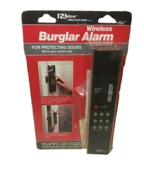 1989 An American Builders Hardware Company Nalcor Wireless Burglar Alarm H941