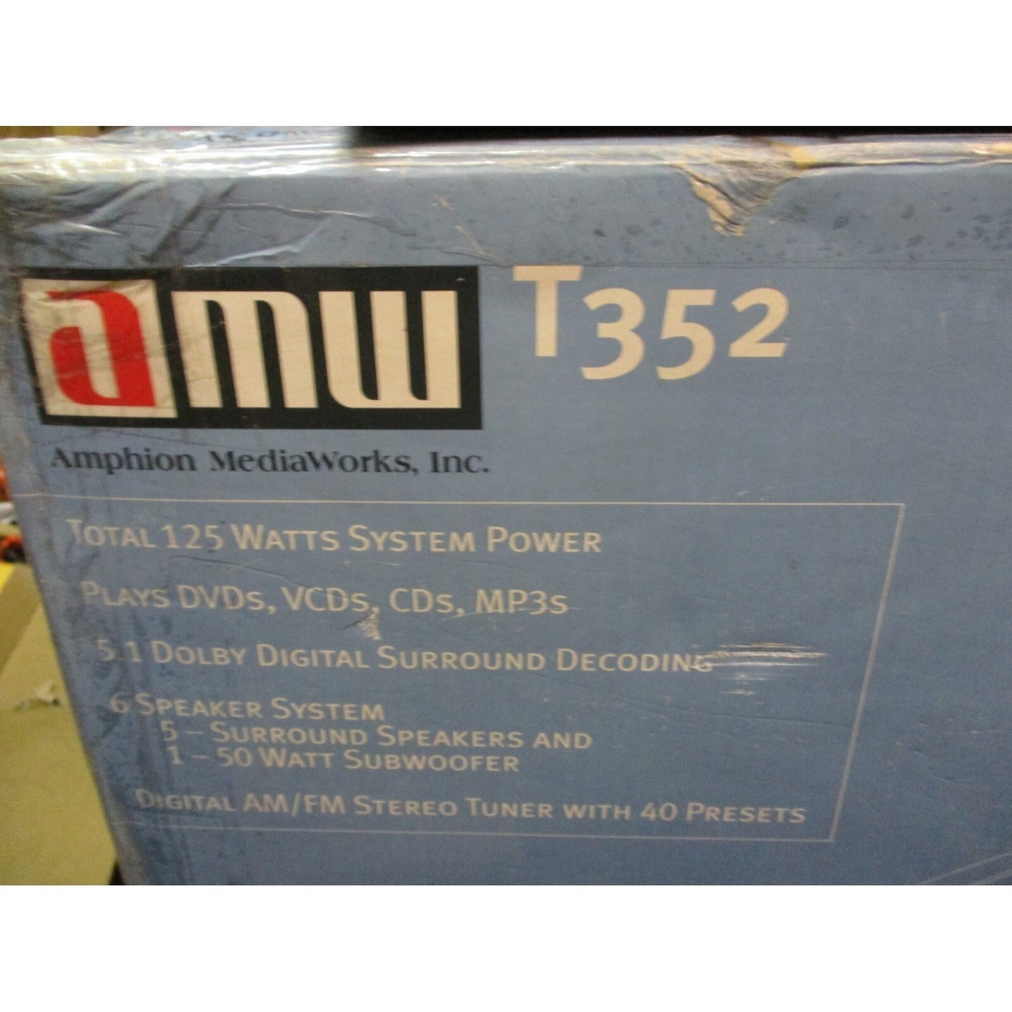 AMW T-352 Dolby Digital Home Theater System CD Player