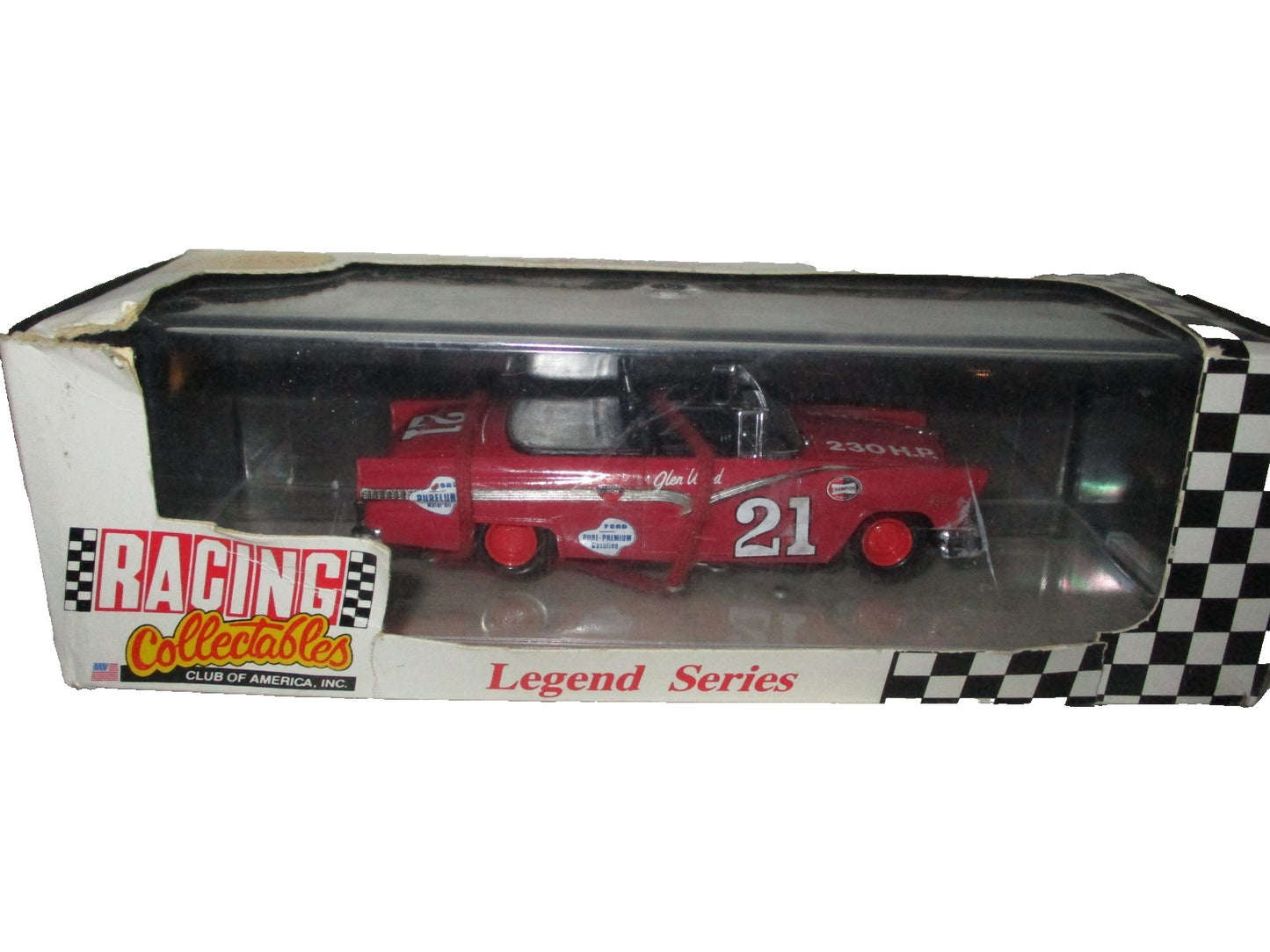 Glen Woods 1956 Ford FAirlane 1:43 - Racing Collectables Quartzo Autographed