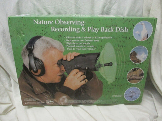 Nature Observing Recording & Play Back Dish