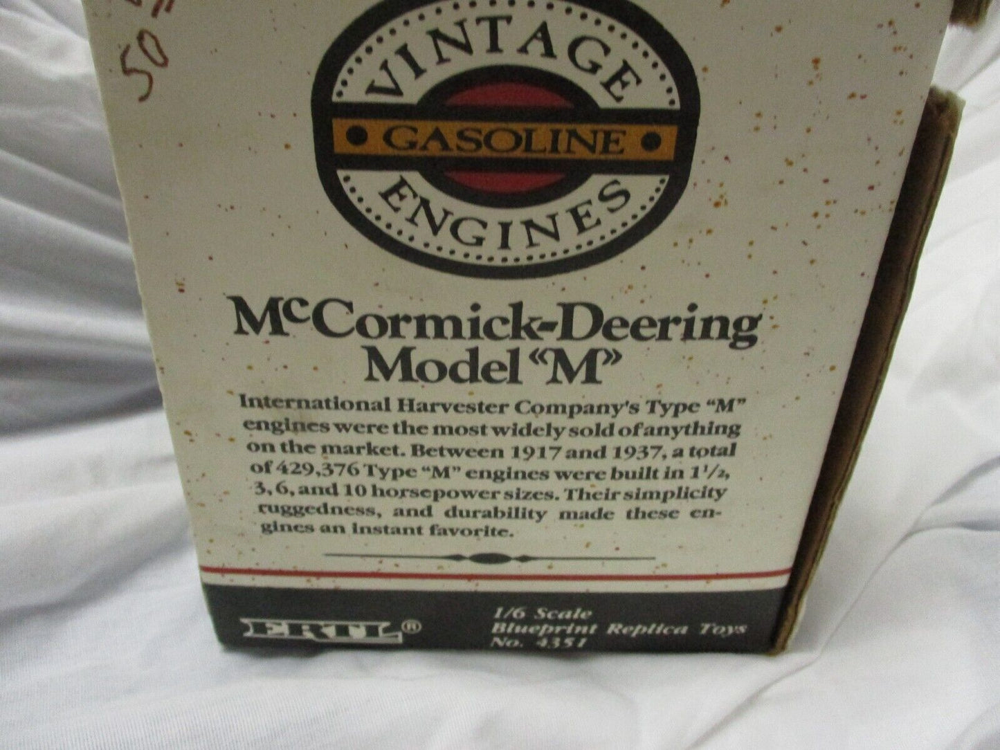 1/6th McCormick Deering Model M Engine