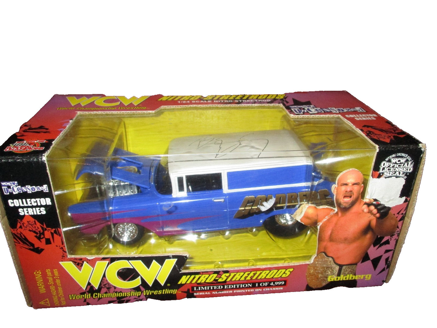 R/C  WCW Nitro-Street Rods1/24 Goldberg Uncensored  NWO Collector Series Toy