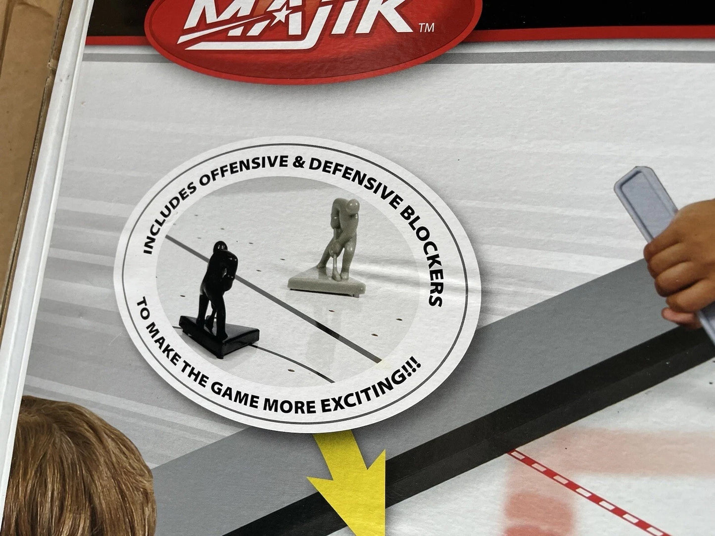 Majik 2-in-1 Flipperz Block Hockey & Shuffleboard Indoor Game