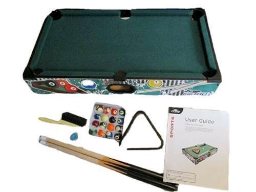 Sports 24" Inch Tabletop Pool Table with Ball Return