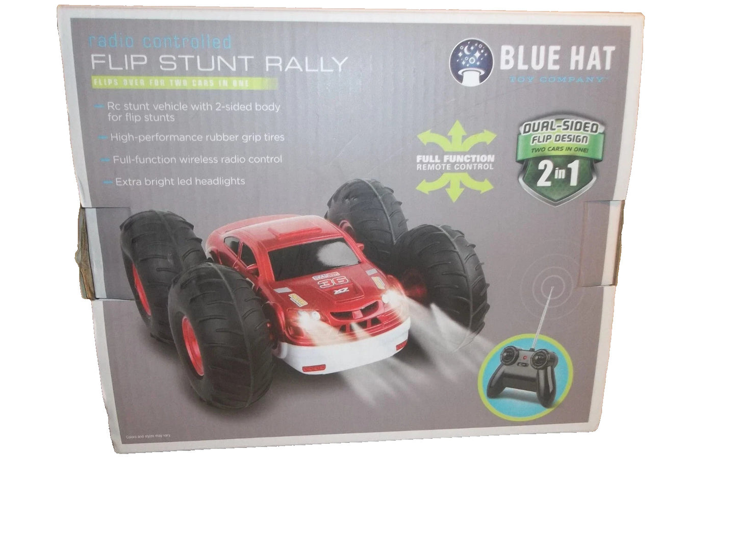 RC Flip Stunt Rally with Remote Controller  Blue Hat Toy Company
