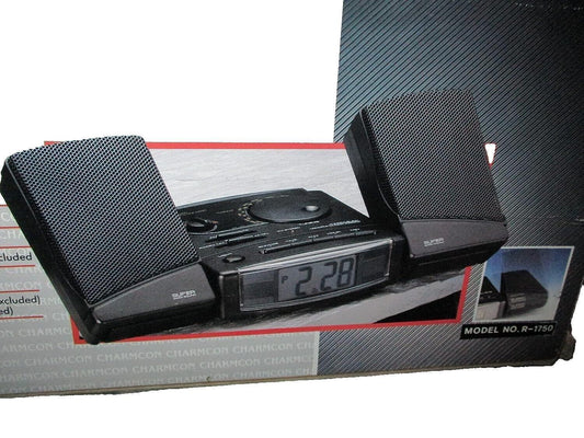 Bass Reflect Stereo Jumbo LCD Alarm Clock Radio