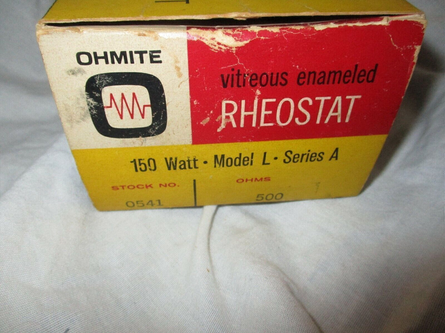 Res Wirewound Rheostat 0.5 Ohm 10% 150W 1(Elec)/1(Mech)Turn 6.35mm (73.03 X 101.