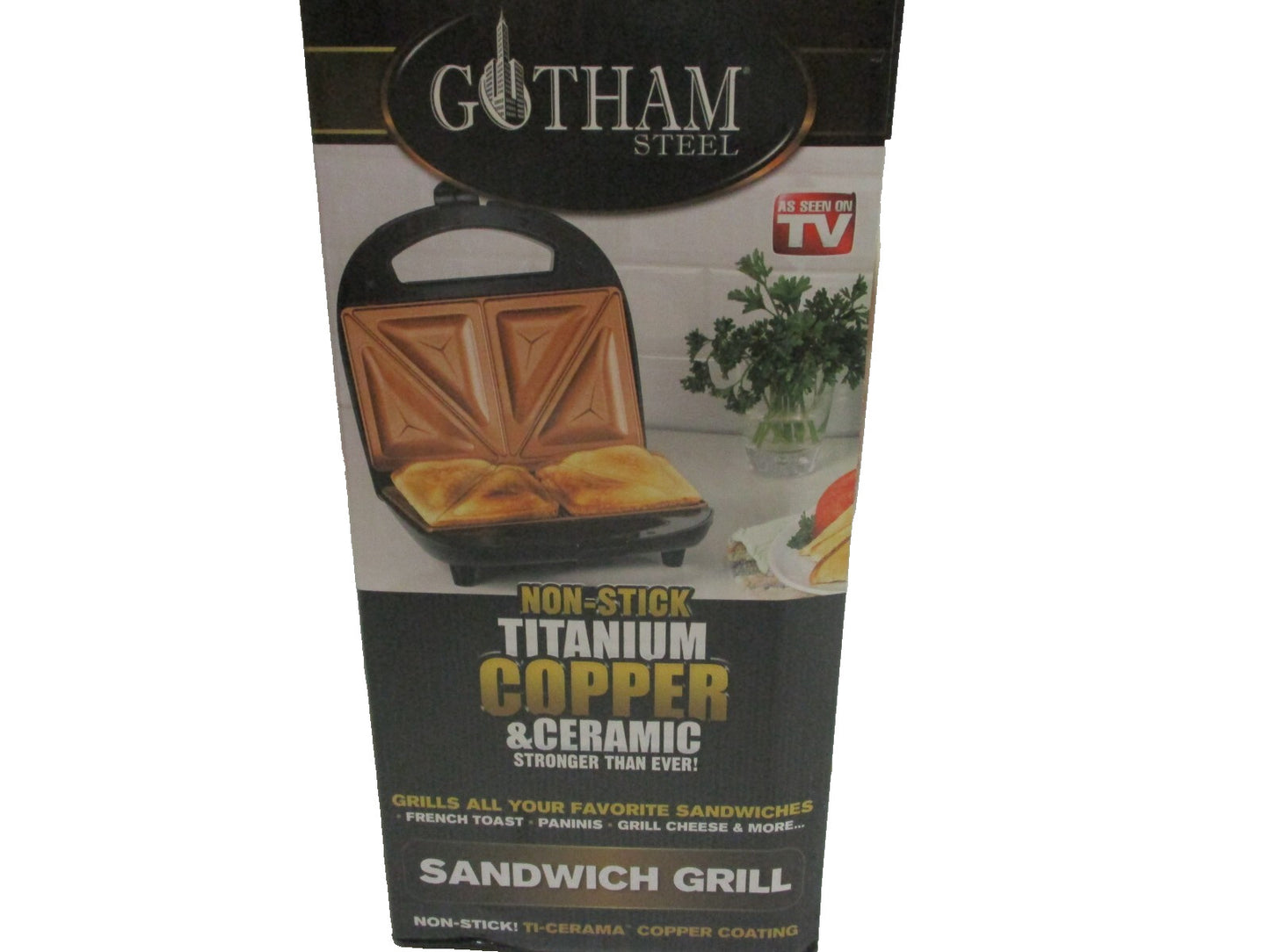 Nonstick Panini Press Sandwich Maker 2 in 1 Breakfast Sandwich Maker Grill