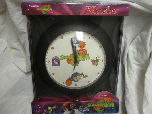 1996 Warner Bros. Space Jam Looney Tunes Wall Clock by Westclox