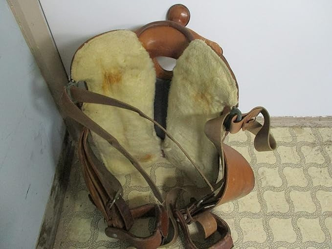 Tooled Leather Western Ranch Roping Horse Saddle 15,16,17 inches