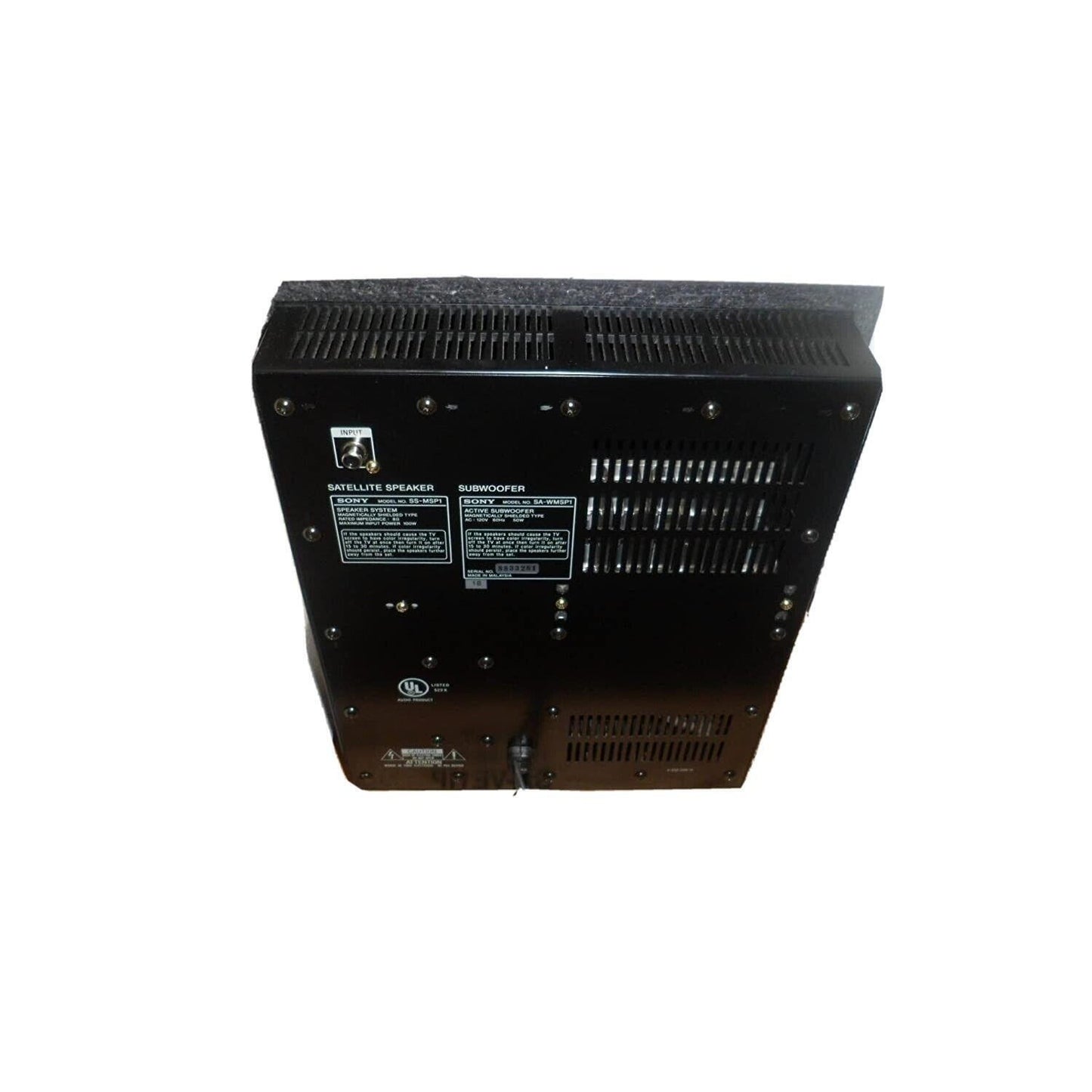 Vintage Sony Home Theater System SA-VE11P/SM Speaker Set