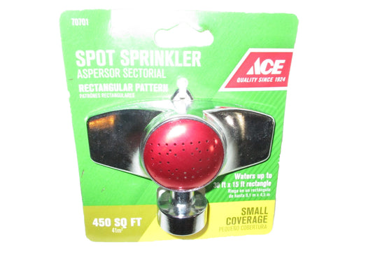 Vintage 2015 Ace Hardware 70701 Spot Water Sprinkler Square Pattern 450 Feet